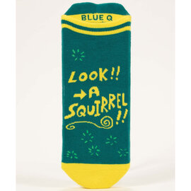 Blue Q SOCKS-SNEAKER LOOK SQUIRREL S/M