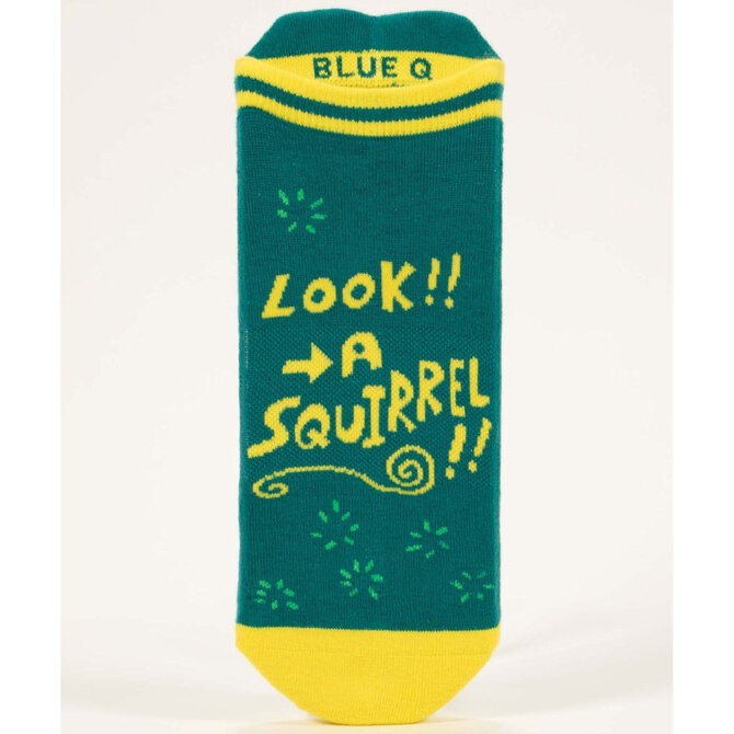 Blue Q SOCKS-SNEAKER LOOK SQUIRREL S/M