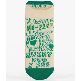 Blue Q SOCKS-SNEAKER HI-FIVE S/M