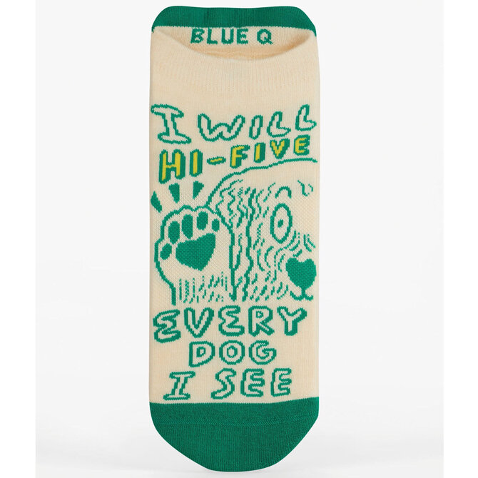 Blue Q SOCKS-SNEAKER HI-FIVE S/M