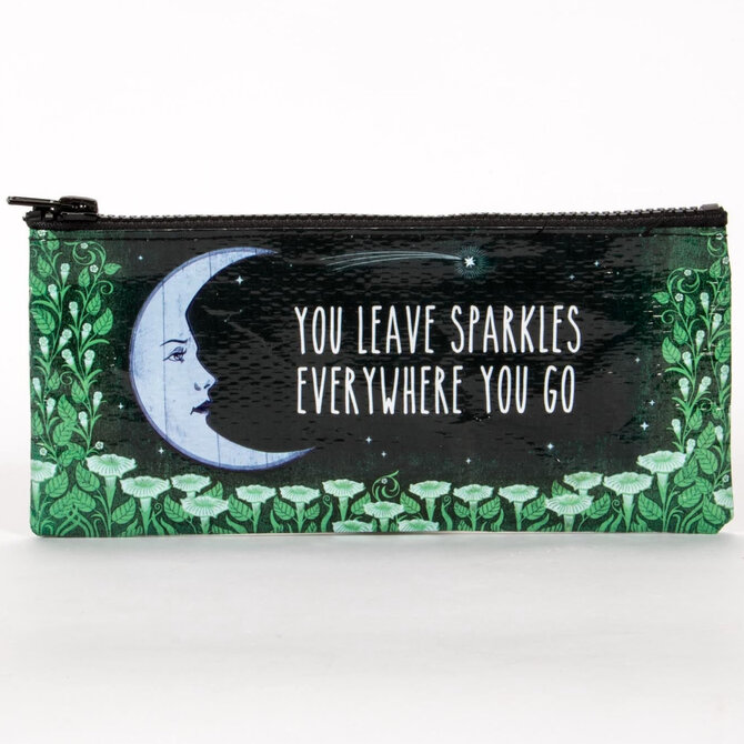 Blue Q Pencil Case - You Leave Sparkles
