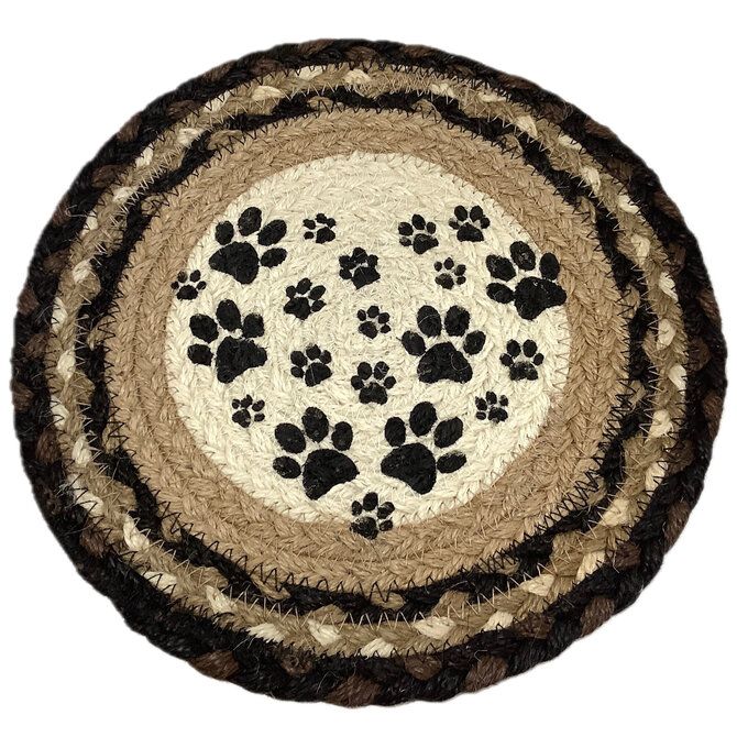 Capitol Importing Co Swatch - Heart Paw 10" Round