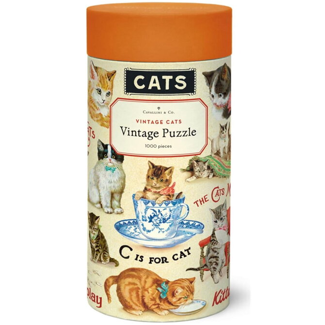 Cavallini Papers/co Inc Puzzle - Vintage Cats