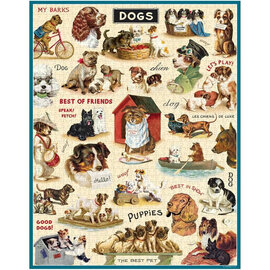 Cavallini Papers/co Inc Puzzle - Vintage Dogs