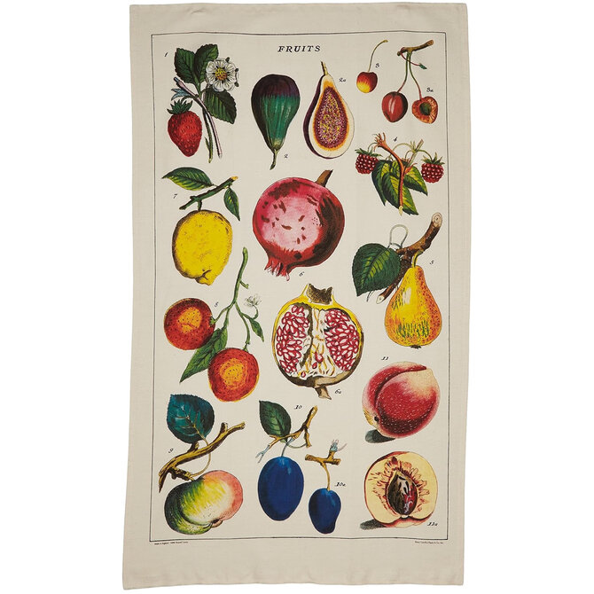 Cavallini Papers/co Inc *Tea Towel - Fruits