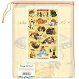 Cavallini Papers/co Inc Tea Towel - Vintage Cats