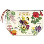 Cavallini Papers/co Inc Pouch - Language of Flowers