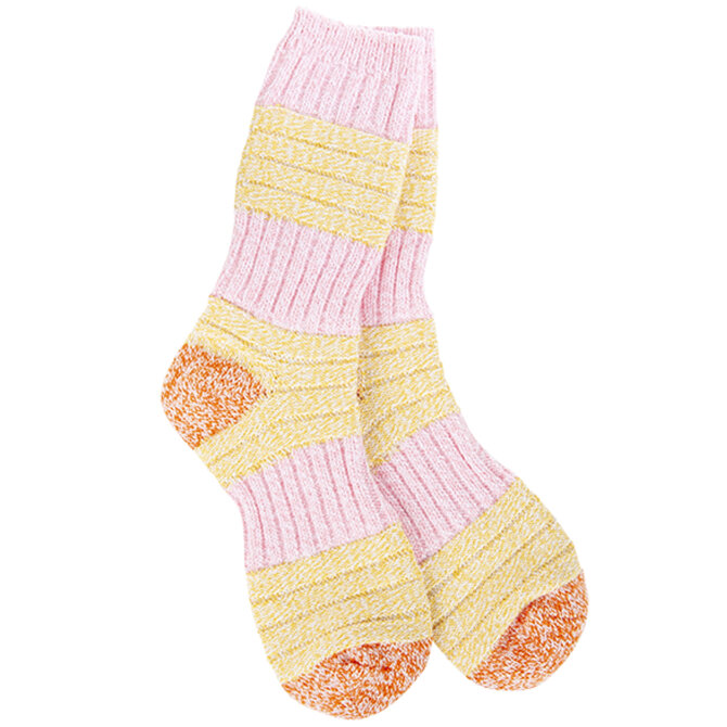 Crescent Sock Company SOCKS-PINK/HONEY