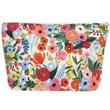 Dana Herbert Accessories *Bag - XL Cosmetic Cream/Pink Floral