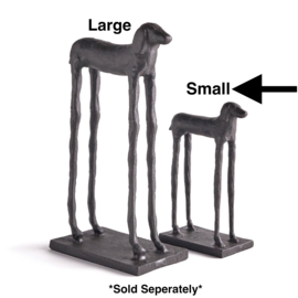 Napa Home & Garden Decor - Small Tall Metal Dog