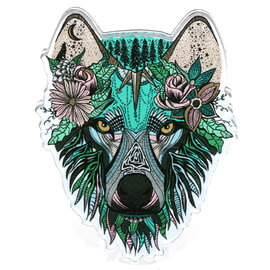 Wild Tribute Magnet - Boho Wolf