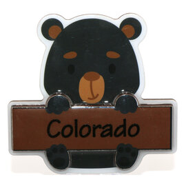 Lipman Gifts Magnet - Bear w/ Sign Colorado