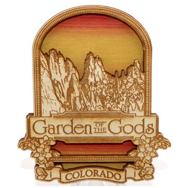 Bicast Magnet - Garden of the Gods Sunset Colorado