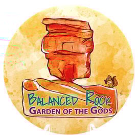 HOLLY SAGE ART Magnet - Garden of the Gods Balanced Rock