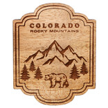 BARRY OWEN INC Magnet - Bear/Mountains Rocky Mountain/Colorado