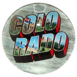 Monterey Magnet - Glass Dome Round Colorado 2"