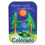 HOLLY SAGE ART Magnet - May the Forest Colorado