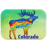 HOLLY SAGE ART Magnet - Elk Nightscape Colorado