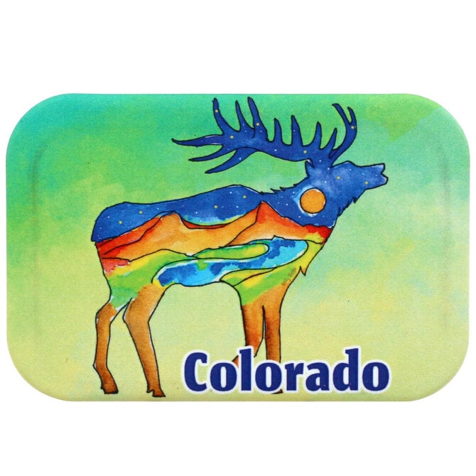 HOLLY SAGE ART MAG-ELK NIGHTSCAPE CO