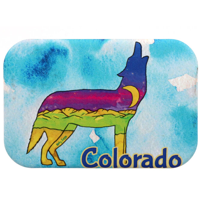 HOLLY SAGE ART MAG-HOWLING COYOTE NIGHTSCAPE CO