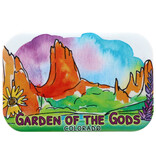 HOLLY SAGE ART Magnet - Garden  of the Gods Rocks/Flowers Colorado