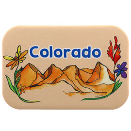 HOLLY SAGE ART Magnet - Wildflower Mountains Colorado