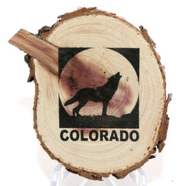 SPARE CHANGE MAGNETS Magnet - Wood Howling Wolf