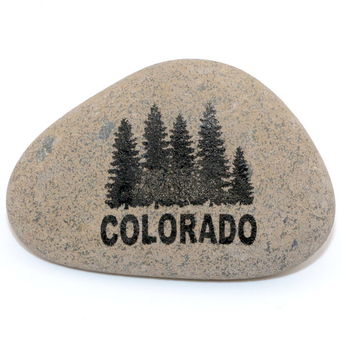 SPARE CHANGE MAGNETS Magnet - Round Rock Pine Trees