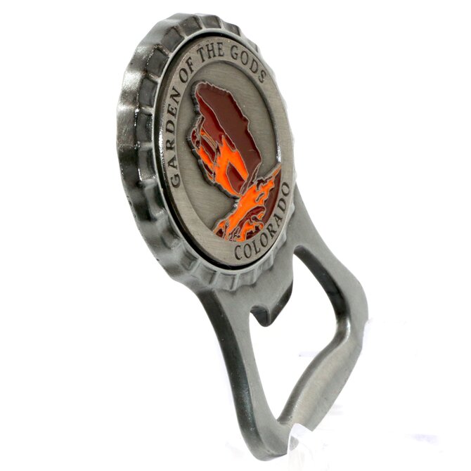 DUTCH AMERICAN IMPORT CO. Magnet Bottle Opener - Balanced Rock Pewter