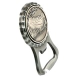 DUTCH AMERICAN IMPORT CO. Magnet Bottle Opener - Colorado Round Pewter