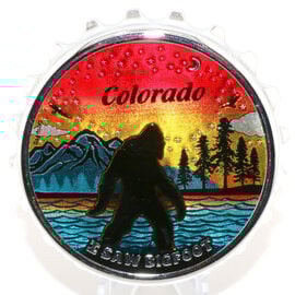 American Gift Corp Magnet Bottle Opener - Bigfoot Sunset Foil