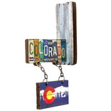 Mountain Sights Magnet - Hanging Sign Colorado