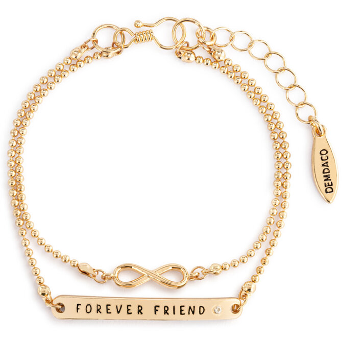 Demdaco/misc Product Jewelry - Bracelet - WP Forever Friends Layered
