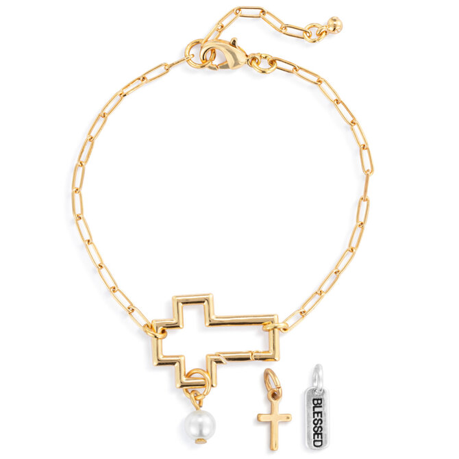 Demdaco/misc Product Jewelry - Bracelet - Faith Gold Set