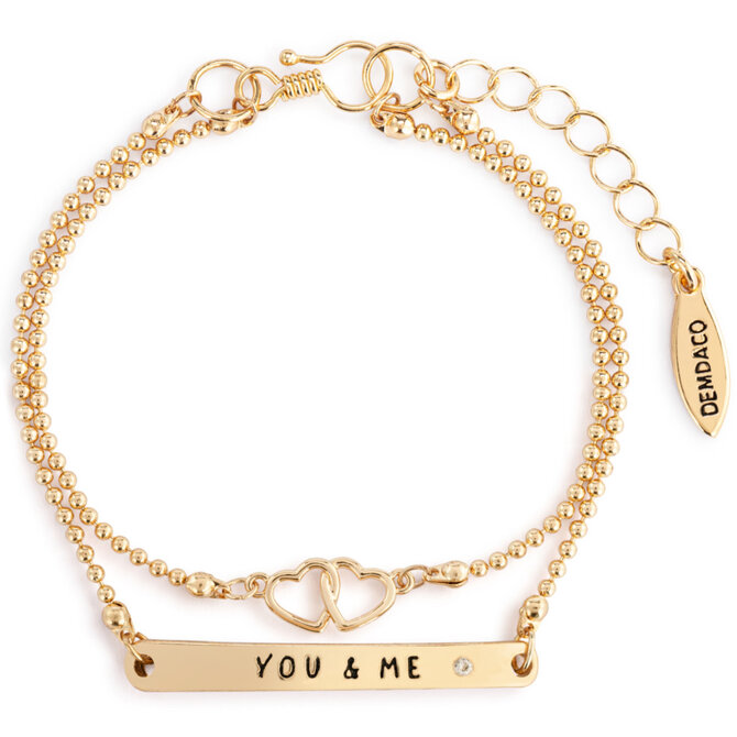 Demdaco/misc Product Jewelry - Bracelet - WP You & Me Layered