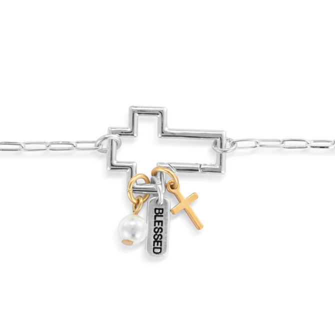 Demdaco/misc Product Jewelry - Bracelet - Faith Silver Set