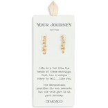 Demdaco/misc Product Jewelry - Earrings - Beaded White/Gold