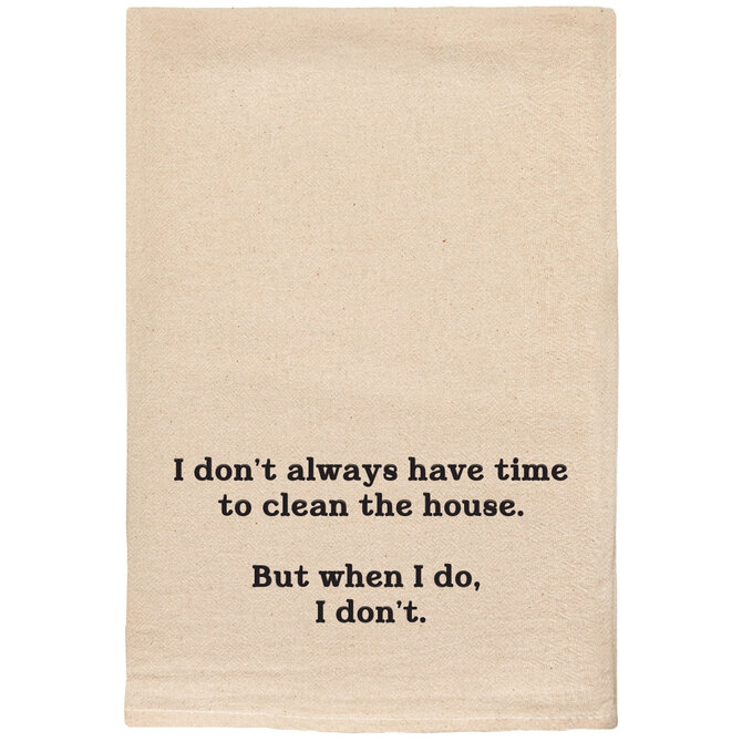 Ellembee Tea Towel - Time To Clean