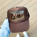 Hank & Scoot Hat - Hereford Herd Trucker