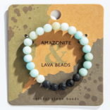 Geocentral Bracelet - Amazonite/Lava