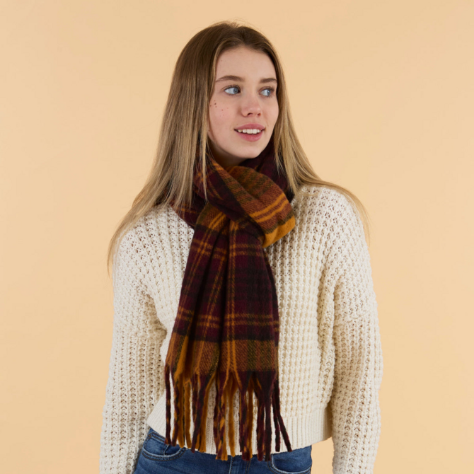 HADLEY WREN Scarf - Autumn Plaid
