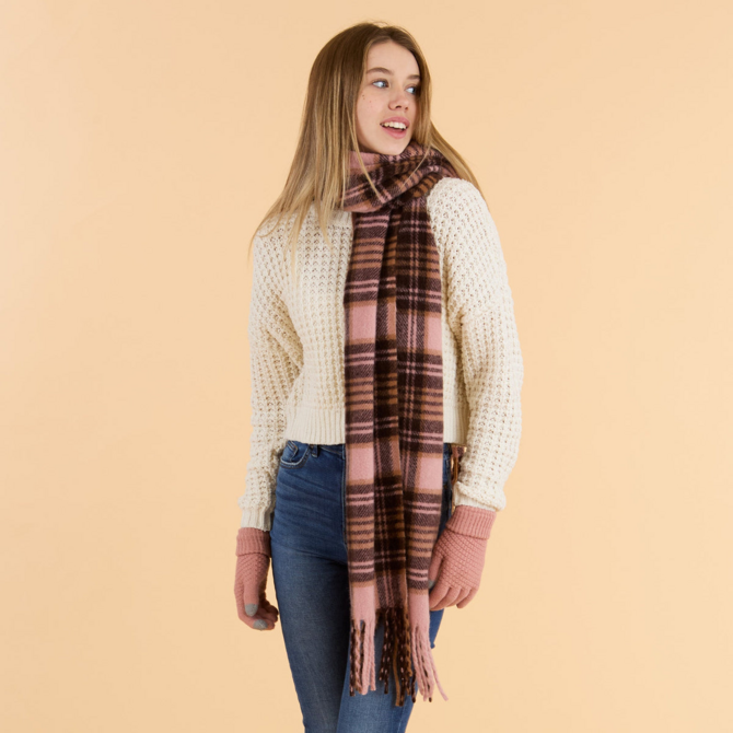 HADLEY WREN Scarf - Autumn Plaid