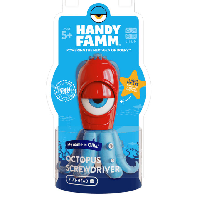 HANDY FAMM SCREWDRIVER-OCTOPUS OLLIE/FLATHEAD