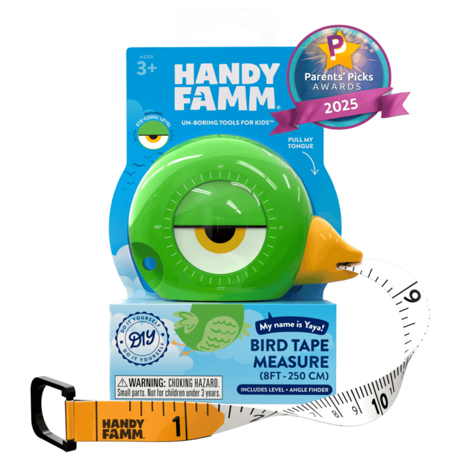 HANDY FAMM MEASURE TAPE-YAYA BIRD GREEN