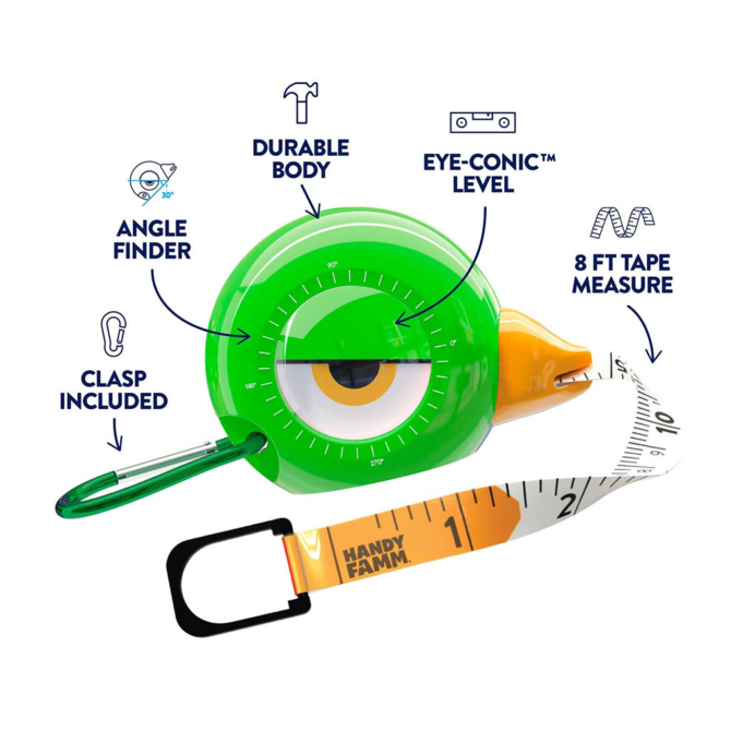 HANDY FAMM MEASURE TAPE-YAYA BIRD GREEN