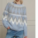RAISONNEL Sweater - Alpine Diamond Jacquard