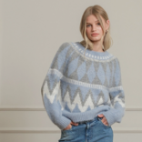 RAISONNEL Sweater - Alpine Diamond Jacquard