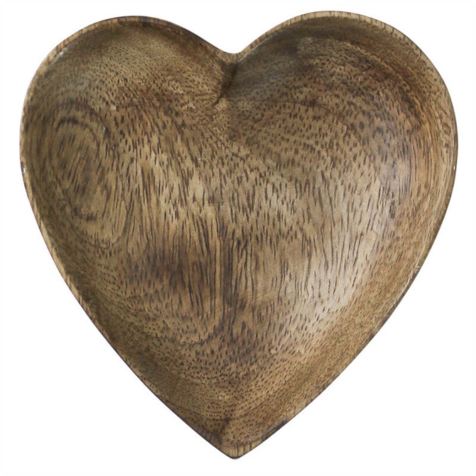 Home Art TRAY-HEART WOOD