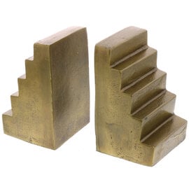 Home Art Bookends - Stair Brass