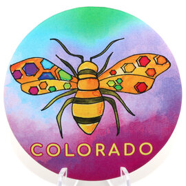 HOLLY SAGE ART Magnet - Bee Kind Colorado